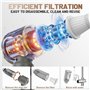 mtchavno Aspirateur à Main, Aspirateur Voiture Puissant sans Fil avec Moteur sans Balai 18000Pa, 4 en 1, 3 Vitesses, Mini Aspira