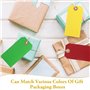120 Pcs Etiquettes d'expédition vierges, etiquette cadeau brocante etiquette kraft avec ficelle trou renforcé, Étiquette Prix po
