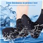 mizikuu Chaussettes en Néoprène 3 mm, 44-46 Antidérapantes Chaussettes de Plongée Chaussette en Combinaison pour Tuba et Sports 
