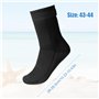 mizikuu Chaussettes en Néoprène 3 mm, 44-46 Antidérapantes Chaussettes de Plongée Chaussette en Combinaison pour Tuba et Sports 