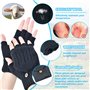 INFOMAG Gants Hiver Homme Femme Mitaine Femme Hiver Chaud Gants Sans Doigts Convertible Demi-Doigts Mitaine avec Couverture Demi
