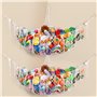 2 Pezzi Hamac de Rangement pour Jouets