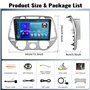 OiLiehu 2+64G Android 13 Autoradio pour Hyundai i20 2008-2012 avec CarPlay Android Auto sans Fil, 9“ Écran Tactile Poste Radio a