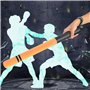 Huairdum Bâtons d'entraînement de Boxe, 2 Pcs Bâtons de Boxe Punch Bâtons de Mousse pour l'équipement d'entraînement de Boxe Bât