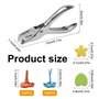 Métal Ronde Brads Avec un perforateur de 3mm pour Fabrication de Cart