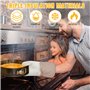Gants de Four,Maniques,Set de 6 Silicone Gants de Cuisine, résistant à la Chaleur jusqu'à 230 °C - pour BBQ Grillage Pâtisserie 