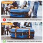 Sangle Valise,2 PCS Sangles de Bagage Réglables Voyage Réglable Ceinture Sangles Suitcase Belt Ceinture Valise Sangles de Bagage