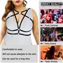Harnais de Corps pour Femmes,2 PCS Bandage Corset Push Bra Chaud Femme Chic Sexy Lingerie Sexy Réglable Soutien-Gorge sans évide
