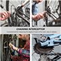 HREDZEO Indicateur d'usure de Chaîne,2 pcs Règle de Mesure de Jauge de Chaînes de Vélo Outil de Détection de Remplacement d'usur