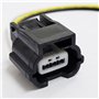 Lot de 2 connecteurs PDC 3 broches pour capteur de stationnement 15 cm 56431345 compatible avec Au Renault