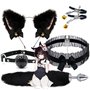 Fourrure Renard Queue Oreille Serre - tête Cosplay Costume Halloween Accessoires Set