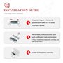Toner Kingdom 106A Cartouches de Toner de Remplacement pour HP 106A W1106A Compatible pour HP Laser 107a 107r 107w MFP 135a MFP 