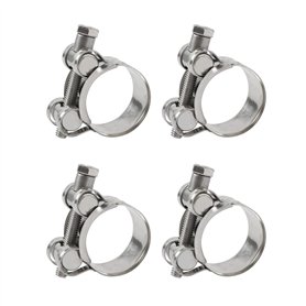 Congiano Lot de 4 colliers de serrage à boulon en T de 19 mm pour tuyau ID de tuyau de 19 mm