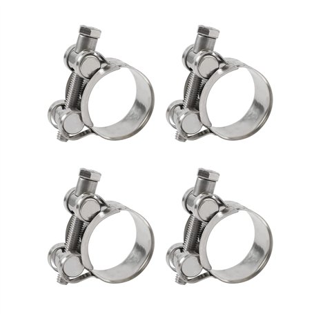 Congiano Lot de 4 colliers de serrage à boulon en T de 19 mm pour tuyau ID de tuyau de 19 mm