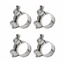 Congiano Lot de 4 colliers de serrage à boulon en T de 19 mm pour tuyau ID de tuyau de 19 mm
