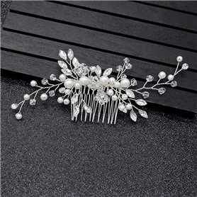 Mariée Peigne Femme Perle Bijoux Bijoux Cheveux Mariée Peigne Mariage Élégant Bijoux de tête