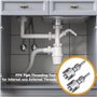 LUMOOM 20 Et 25 Mm, Set De Tarauds Et Filières pour Tubes, Taraudage Intérieur Et Extérieur, pour Tubes PVC Et PPR, Taraud Manue