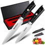 MOSFiATA Ensemble de couteaux de cuisine de 13 cm