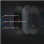 QUEAMBLER Électrode de Ceinture, Électrodes Corps Coussinets Gel adhésif pour Toutes Les Ceintures Abdominales