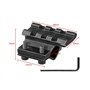ACEXIER Rail Universel réglable 20mm Picatinny/Weaver Adaptateur de Rail de Montage de Baril pour convertisseur de Lampe de Poch