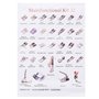 Cleana Arts® Lot de 32 pieds presseurs pour machine à coudre domestique Brother, Singer, Toyota