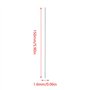 Fdit 10pcs / Box Premium WL20 Tungsten TIG Soudage Electrode Rod Tungstène 2.0% Lanthanated pour Machine De Soudage(1.6mm*150mm)