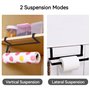 Porte Rouleau de Cuisine, Porte Sopalin Mural Porte Essuie Tout Pas de Perçage Support pour Rouleau de Papier