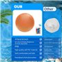 OBEST Lampe solaire flottante LED pour piscine - Lampes solaires flottantes IP68 - Étanche à l'eau et à la poussière - 15 couleu