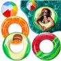 Edmirfun Bouée Gonflable de Tube avec Peinture de Fruit