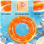 Edmirfun Bouée Gonflable de Tube avec Peinture de Fruit, Flotteurs De Piscine Gonflables, Tube De Bague De Baignade pour Piscine