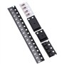 Kyrio 3 PCS Kit de Bricolage électronique SMD Rotatif Clignotant LED Composants Soldering Practice Board Skill Circuit Training 