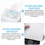 LEKEFETO Aspirateur à ongles 40 W avec filtre, aspiration puissante de la poussière pour salon de manucure et maison, compact et