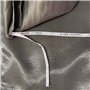 Teamllong Satin Housse de Couette 220x240 Gris, 3 Pièces Couleur Pure Satinée Parure de Lit Adulte 2 Personnes Luxe Lisse Doux S