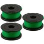 JT2D-Lot de 6 bobines et Fil compatibles avec Black Decker A6482 GL7033 GL8033 GL9035 et 1 Capuchon de Bobine de débroussailleus