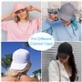 sourcing map 8 Paires Relance Sangle Couverture, 7 Trous Plastique Ajustable Chapeau Instantané Boucle Remplacement pour Capucho