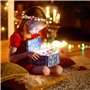 Led Couronne Bandeau 10pcs, Garland Light Couleur Headwear Fleur Headwear, Fête D'anniversaire De Noël Décoration De Mariage Cou