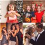 Led Couronne Bandeau 10pcs, Garland Light Couleur Headwear Fleur Headwear, Fête D'anniversaire De Noël Décoration De Mariage Cou