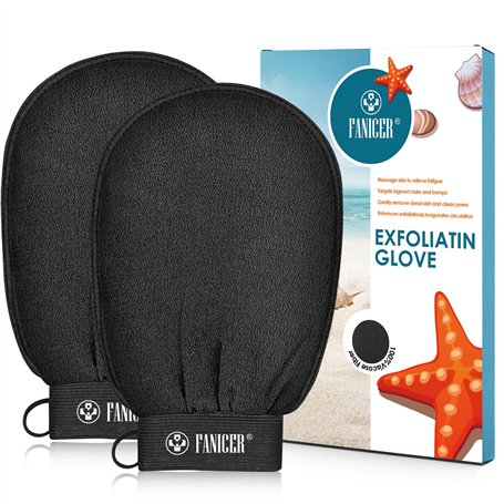 2x Gant Exfoliant pour le Corps