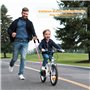 MOSHAY Barre de poussée d'équilibre pour vélo d'enfant Rose 1