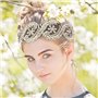 Meet-shop Bandeaux en Dentelle,Bandeau Extensible Élégant 7 Pcs Elegent Bande de Cheveux Larges Headwrap de Cheveux Turban Acces