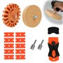 EAEVKPI 2 pcs Gomme enlève Autocollants avec Adaptateur
