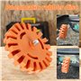 EAEVKPI 2 pcs Gomme enlève Autocollants avec Adaptateur, Gomme à Feuille, Lames d'Enlèvement d'Adhésif, Gomme, Gomme à Feuille d