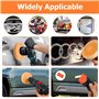 EAEVKPI 2 pcs Gomme enlève Autocollants avec Adaptateur, Gomme à Feuille, Lames d'Enlèvement d'Adhésif, Gomme, Gomme à Feuille d