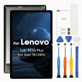 Écran pour Lenovo Tab M10 Plus 3rd Gen TB-128FU TB125FU TB128FU TB128XU TB128 TB125 LCD Écran Tactile Assemblée Remplacement Écr