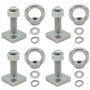 Lot de 4 boulons en T pour porte-bagages de toit