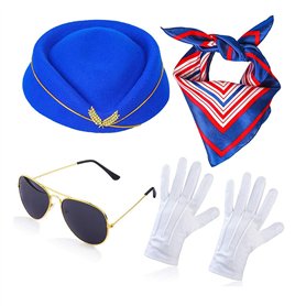 Accessoires de Costume pour Hôtesse de L'air