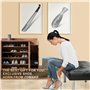 ZOMAKE Chausse Pied Metal 2Pcs,Grand Chausse-Pied Long 42cm avec Manchon en Caoutchouc - 19cm Chausse-Pied en Acier Inoxydable a
