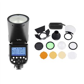 Godox V1C Professional Camera Flash Speedlite Speedlight Round Head Wireless 2.4G Replacement for Canon EOS Series 1500D 3000D 5