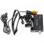 Mike Dental DY-007 Loupes jumelles à distance de travail Noir 3,5 x 420 mm + lampe frontale LED 5 W à clipser avec filtre + sac 