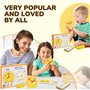 Gxhong Horloge Apprentissage Enfant Set, ModèLe Simulation éCole Primaire Horloge éDucative, Pour GarçOn Fille MatéRiel Scolaire